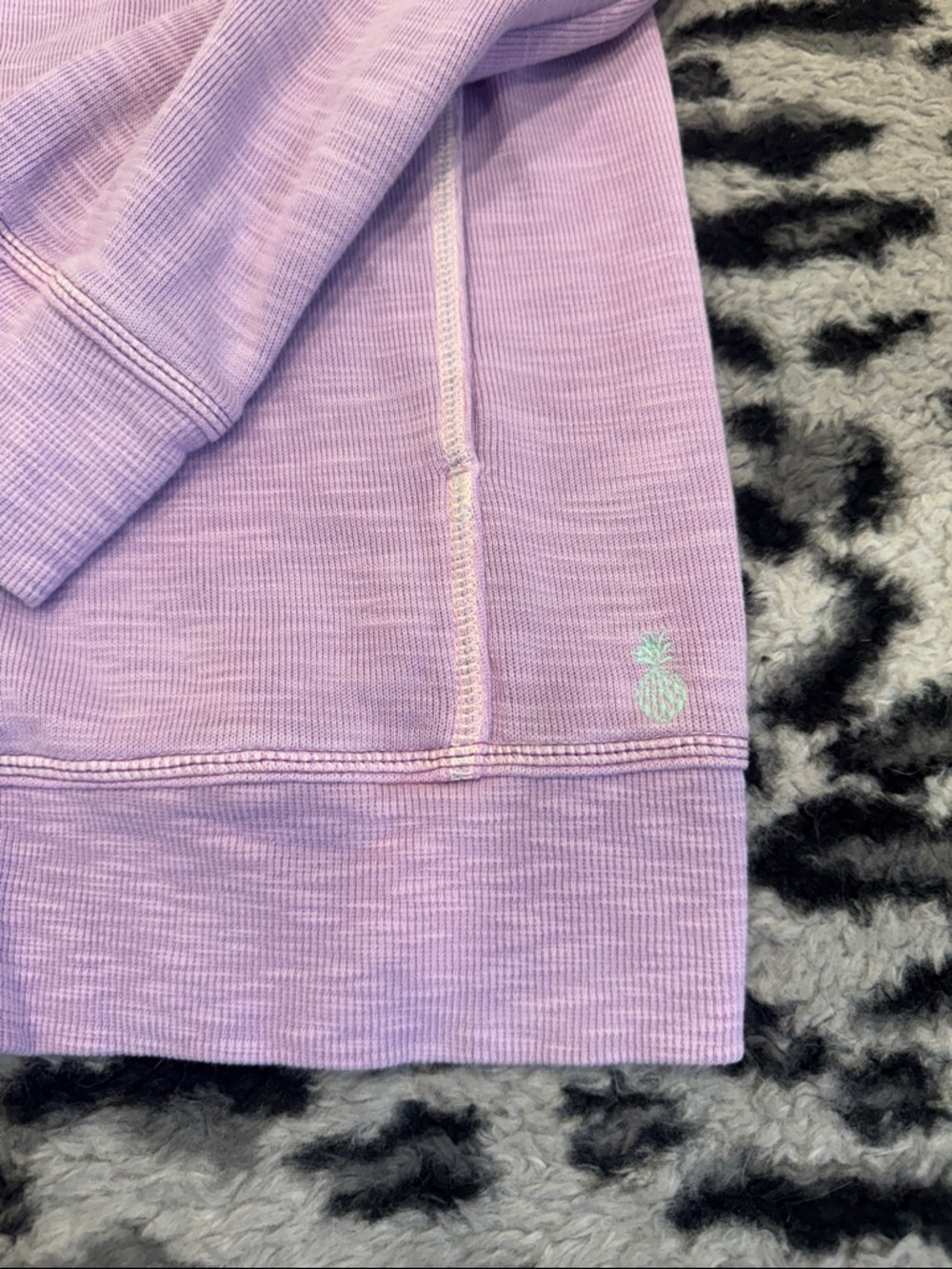 Tommy Bahama Lavender Zip Hoodie - Picture 5 of 6
